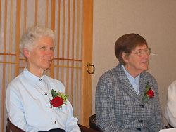 골롬반수녀회 문가타리나·유마리아 수녀 금경축